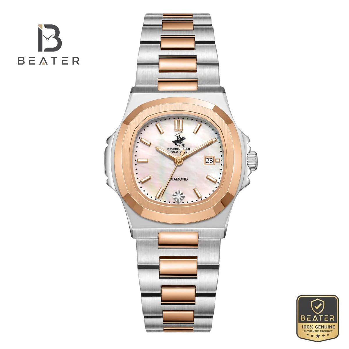 Beverly Hills Polo Club BP3780X.520 Women's Watch White Dial Front View - Beater Main image