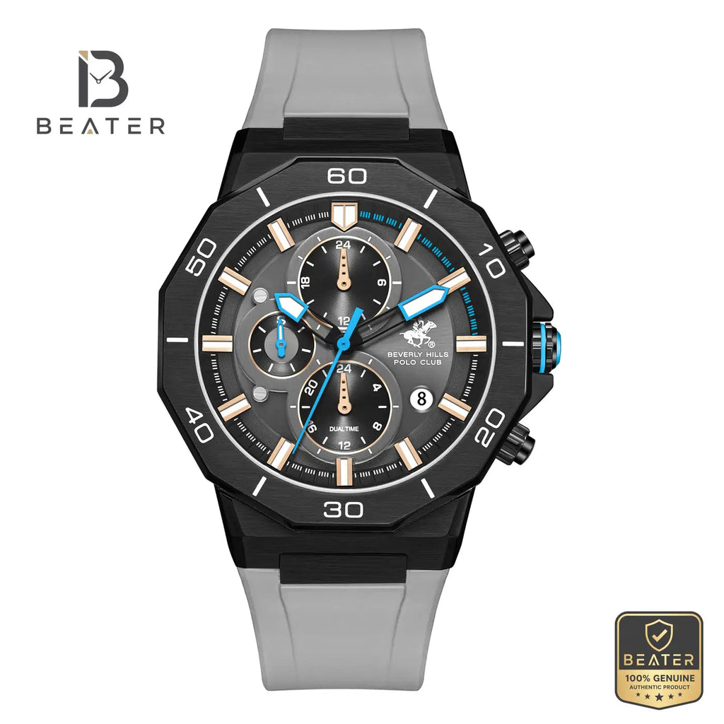 Beverly Hills Polo Club BP3784X.066 Men's Watch Front Dial View - Beater