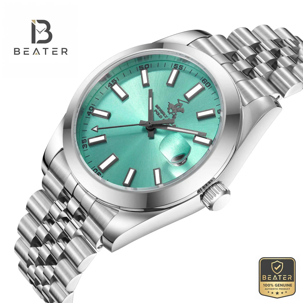 Beverly Hills Polo Club BP3810X.300 Blue Dial Case & Bezel Profile - Beater