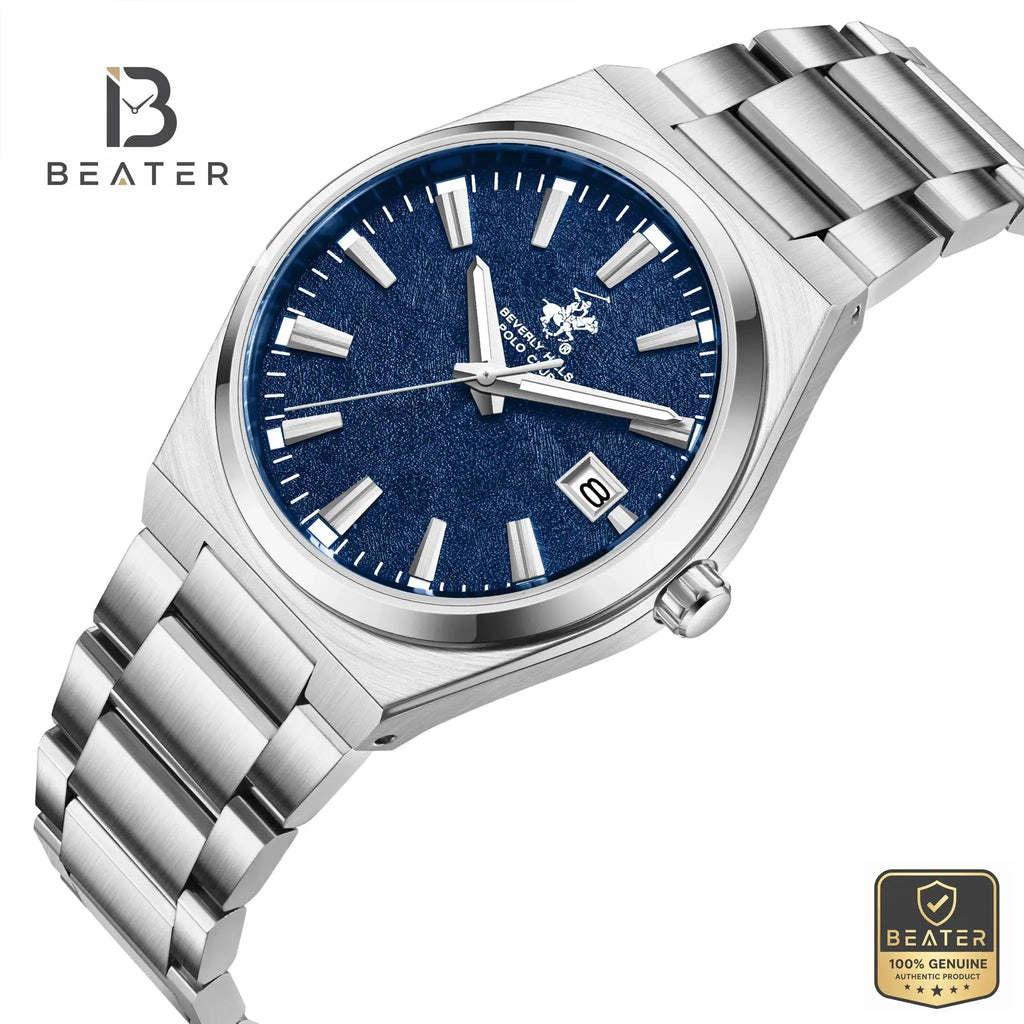 Beverly Hills Polo Club BP3851X.390 Blue MOP Case & Band Profile - Beater