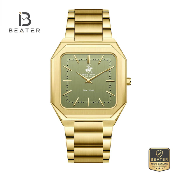 Beverly Hills Polo Club BP3864X.170 Men's Watch Green Dial Front View - Beater