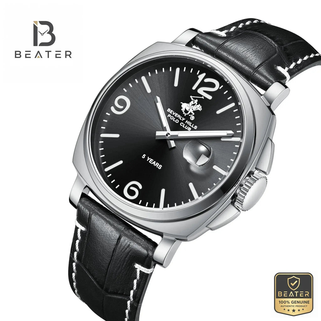 Beverly Hills Polo Club BP3867X.351 Gun Black Dial Case Profile - Beater