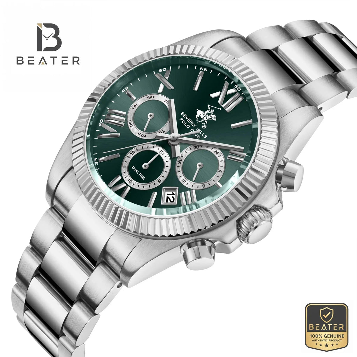 Beverly Hills Polo Club BP3874X.370 Steel Band & Buckle Detail - Beater