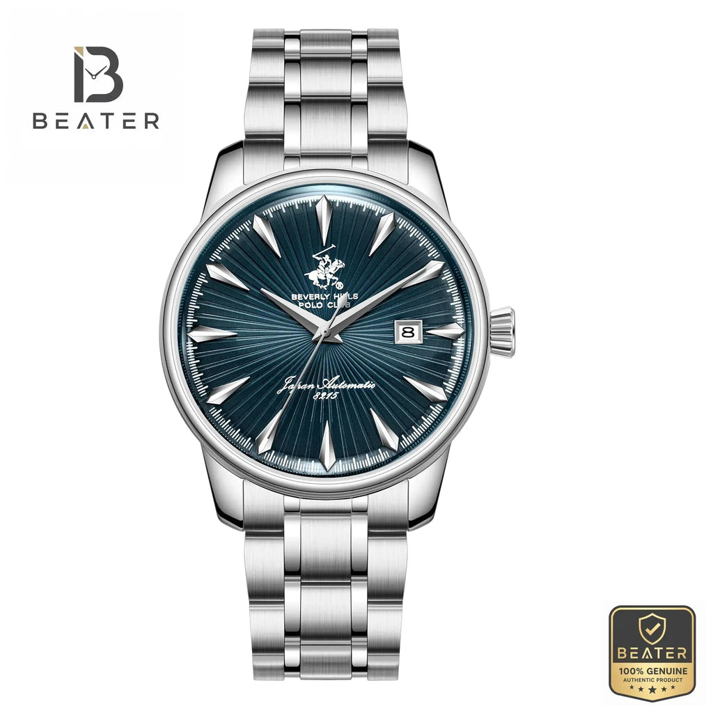 Beverly Hills Polo Club BP3880X.390 Men's Boss Blue Dial Watch Front View - Beater