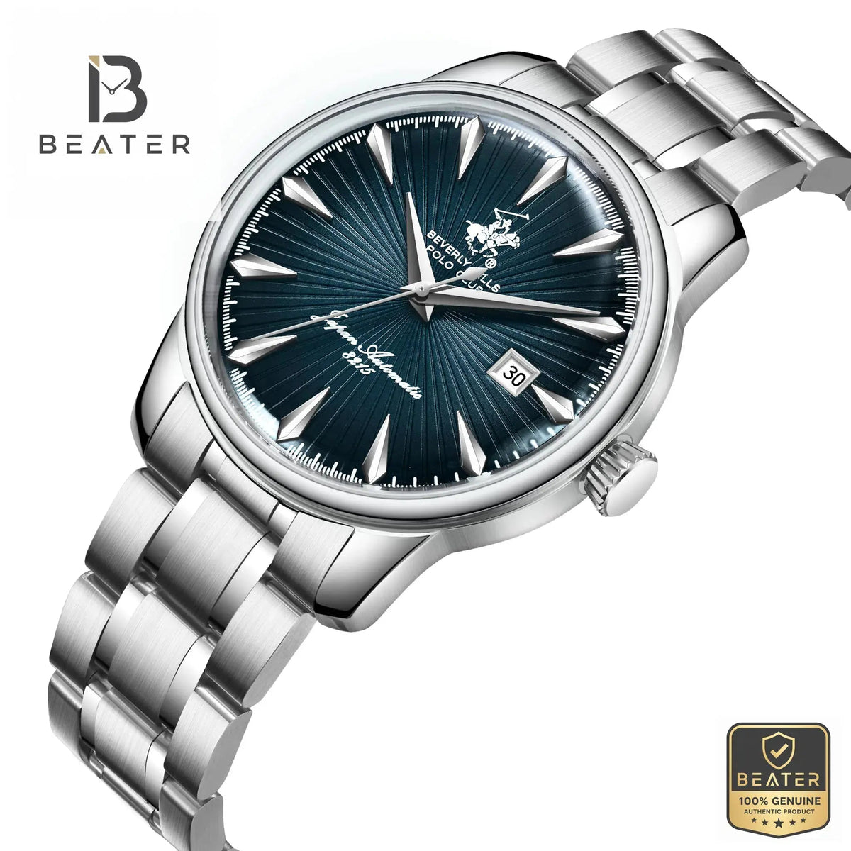 Beverly Hills Polo Club BP3880X.390 Boss Blue Case & Bezel Profile - Beater