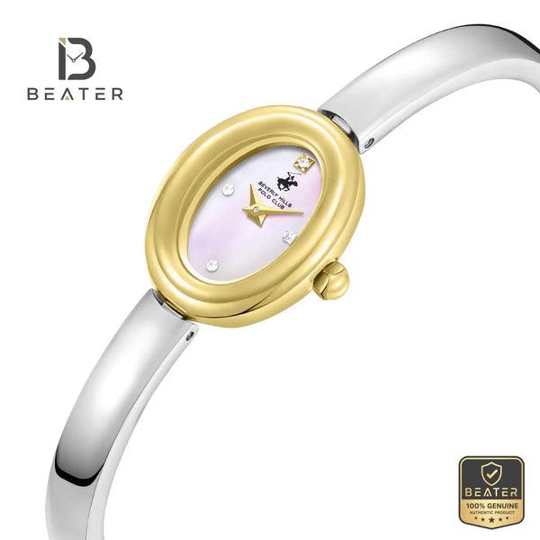 Beverly Hills Polo Club BP3889C.220 Mother of Pearl Dial Case and Bezel Profile - Beater