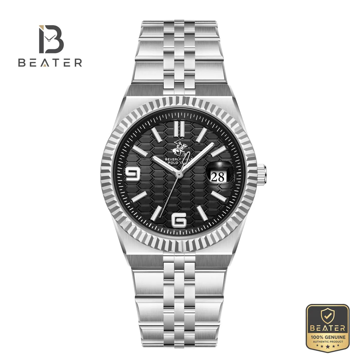 Beverly Hills Polo Club BP3891X.350 Men's Watch Front Dial View - Beater