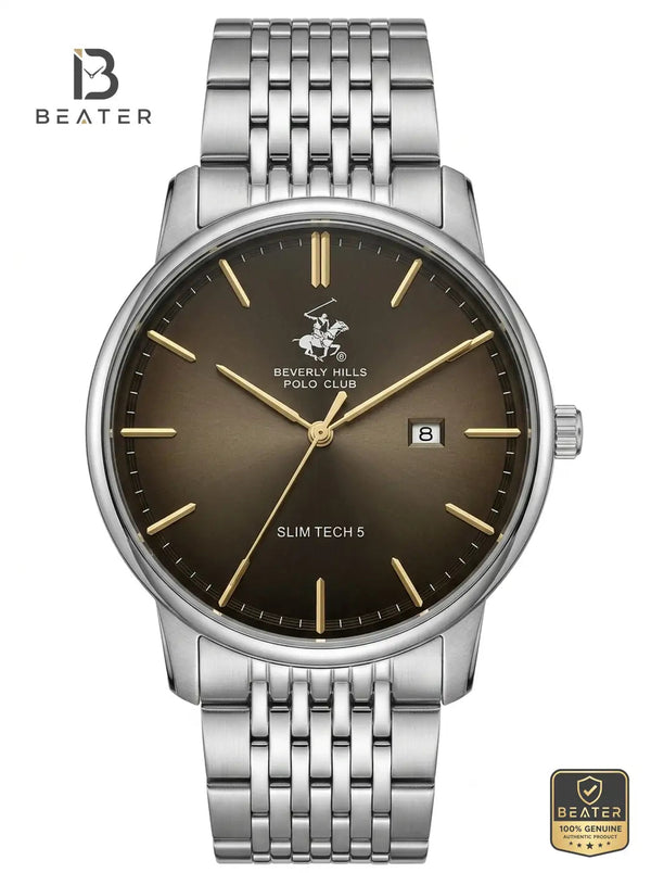 Beverly Hills Polo Club BP3895X.340 Men's Brown Dial Watch Front View - Beater