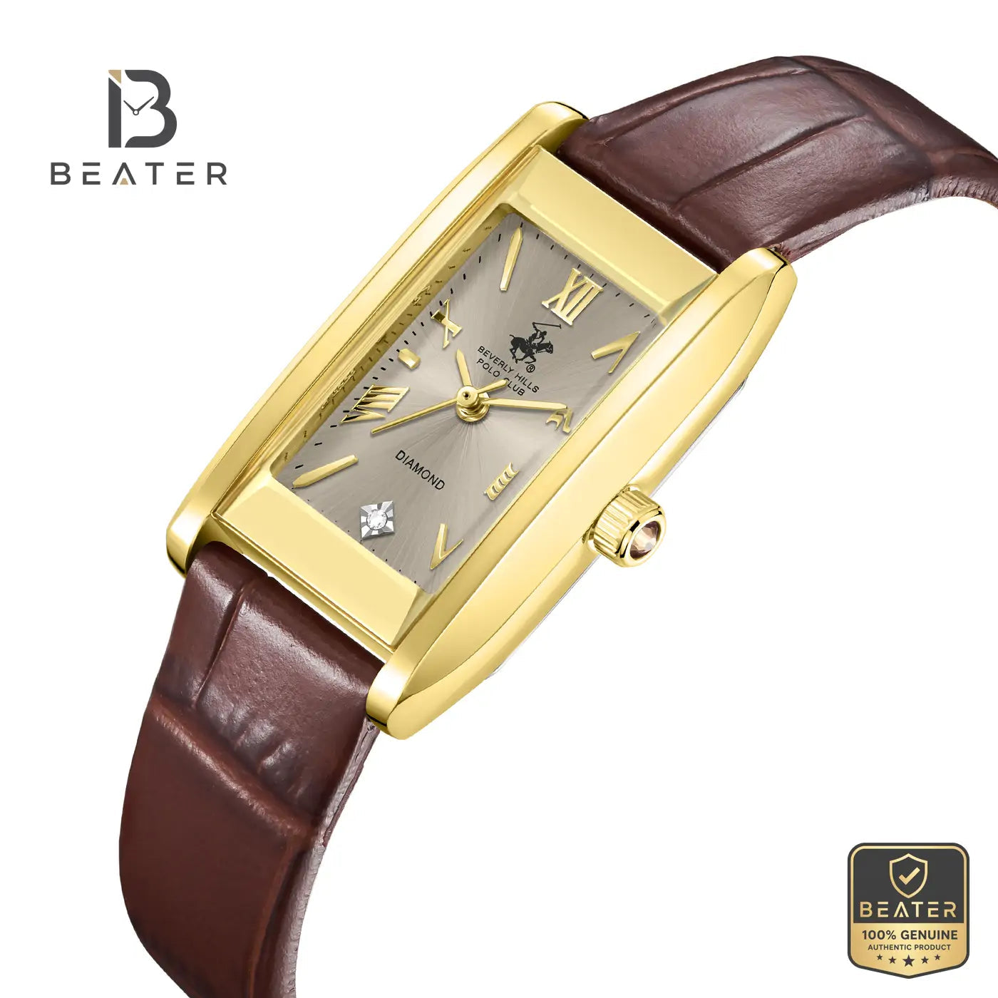 Beverly Hills Polo Club BP3910C.164 Women's Grey Leather Strap Watch Secondary image