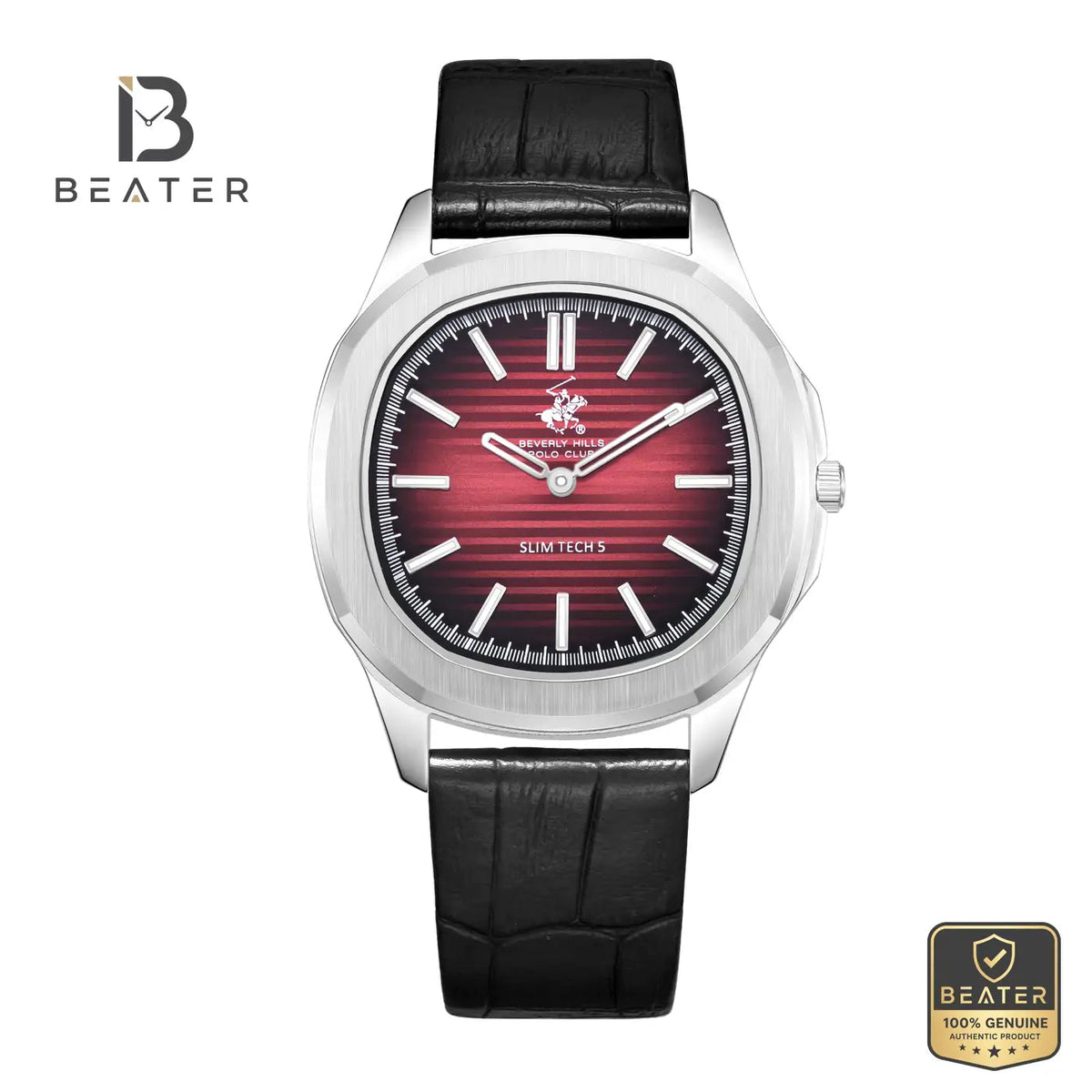 Beverly Hills Polo Club BP3919X.381 Men's Red Dial Watch Front Dial View - Beater Main image