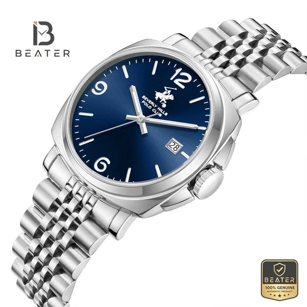 Beverly Hills Polo Club BP3928X.390 Dark Blue Dial Case & Bezel Profile - Beater