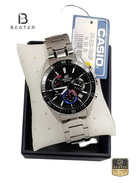 Casio Edifice EFR-552D-1A3VUDF Chronograph Watch View 11 - Beater