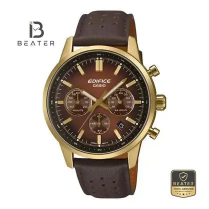 CASIO EDIFICE EFR-575CL-5A Men's Watch Front Dial View - Beater