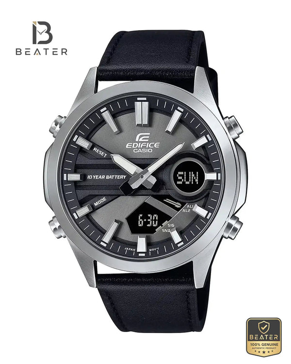 CASIO EDIFICE EFV-C120L-8ADF Men's Watch Front Dial View - Beater