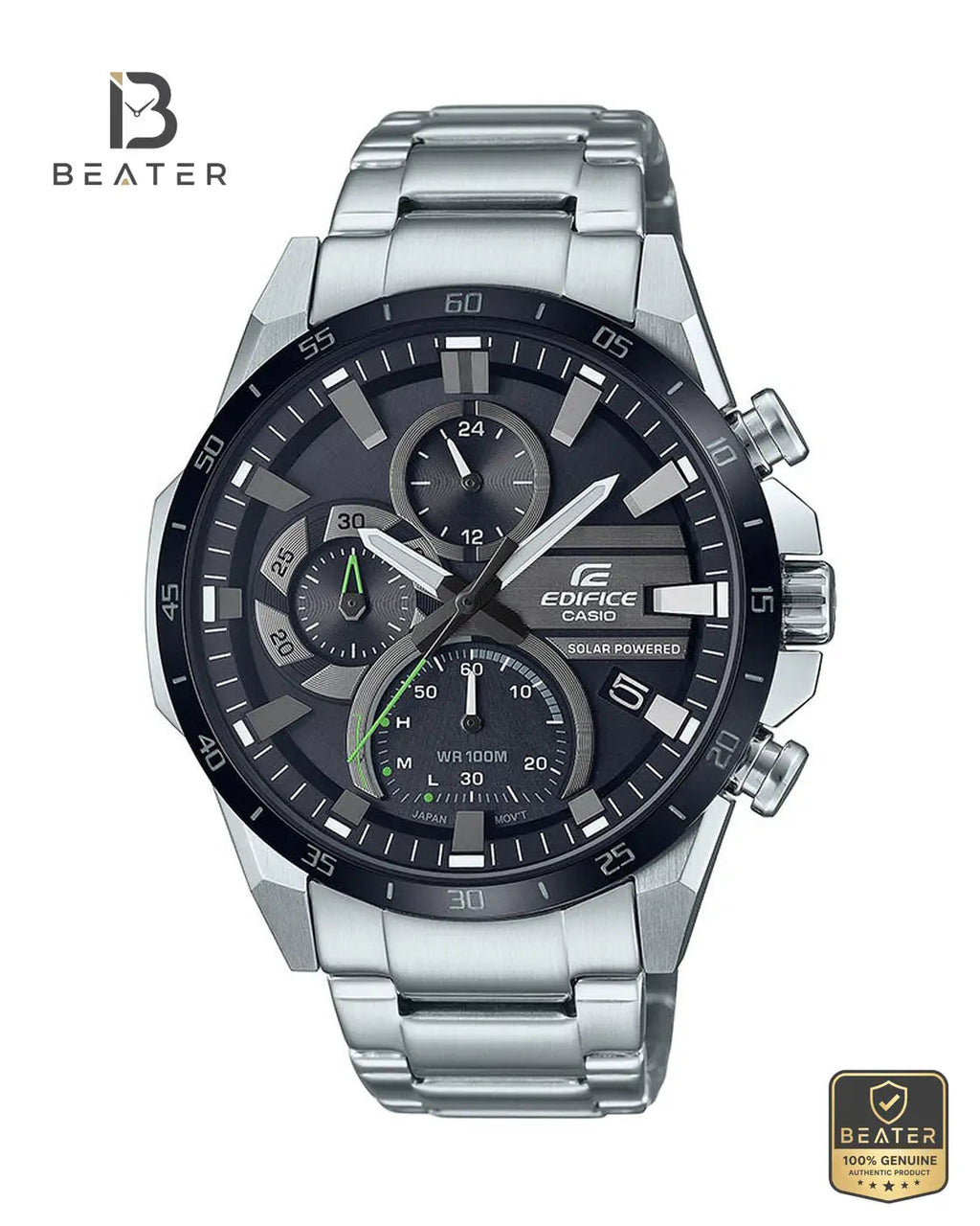 CASIO EDIFICE EQS-940DB-1AVUDF Men's Watch Front Dial View - Beater