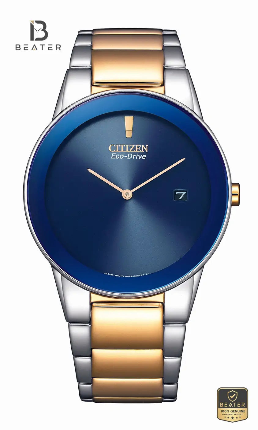 CITIZEN AU1064-85L Men's Stainless Steel Bracelet Watch Front Dial View - Beater Main image