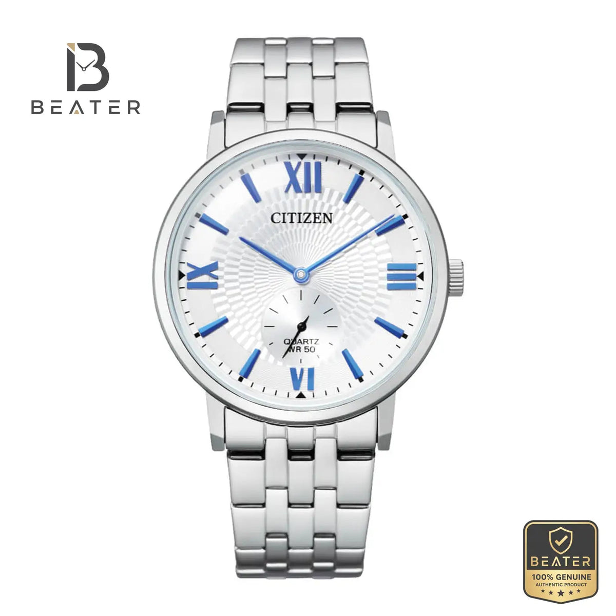 CITIZEN BE9170-72A Men's Stainless Steel Bracelet Watch Front Dial View - Beater Main image