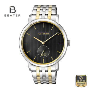 Citizen BE9174-55E Men's Black Dial Stainless Steel Bracelet Watch Front Dial View - Beater