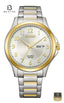 Citizen BF2026-89A Men's Silver Dial Watch Front Dial View - Beater