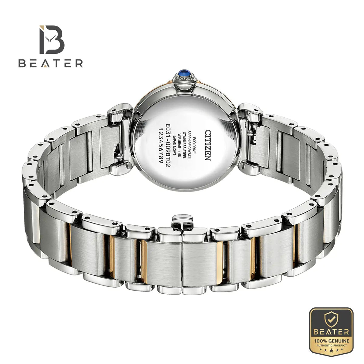 Citizen EM1136-87D White Mother of Pearl Case & Bezel Profile - Beater
