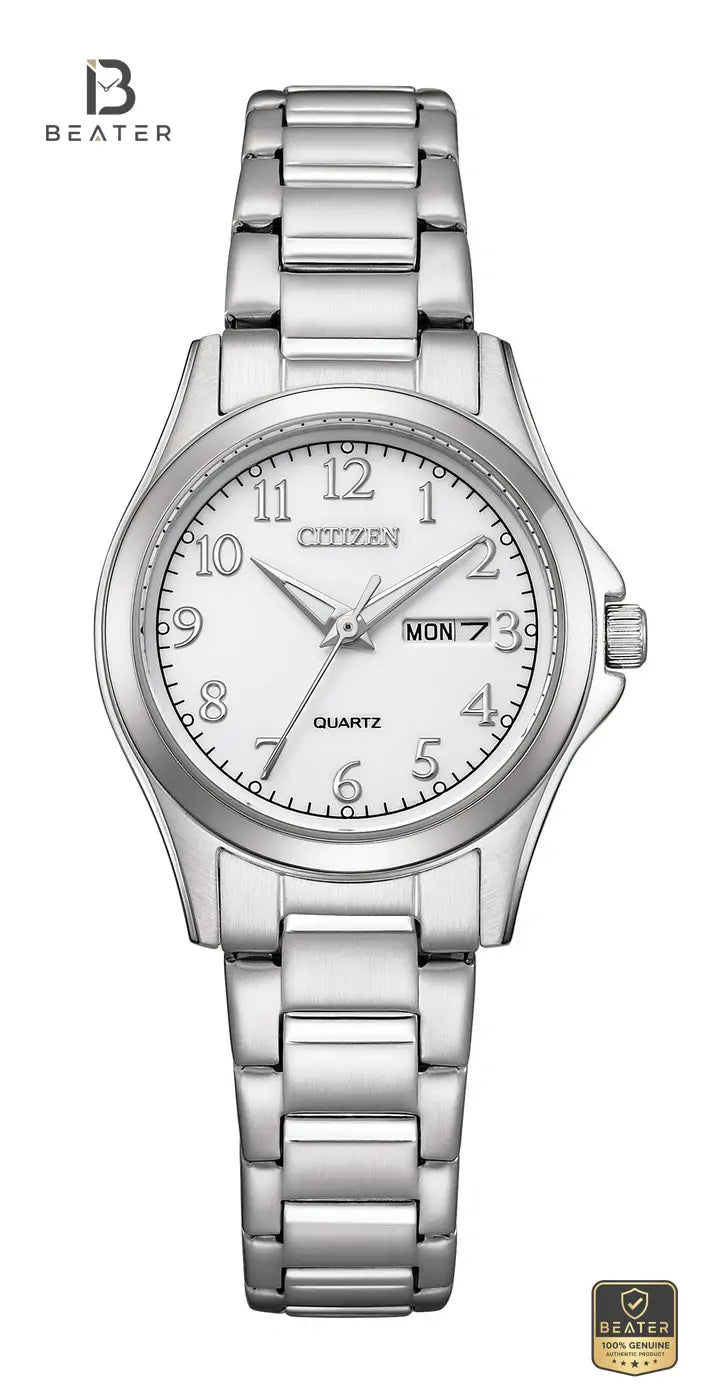 Citizen EQ0610-53A Women's White Dial Watch Front View - Beater Main image