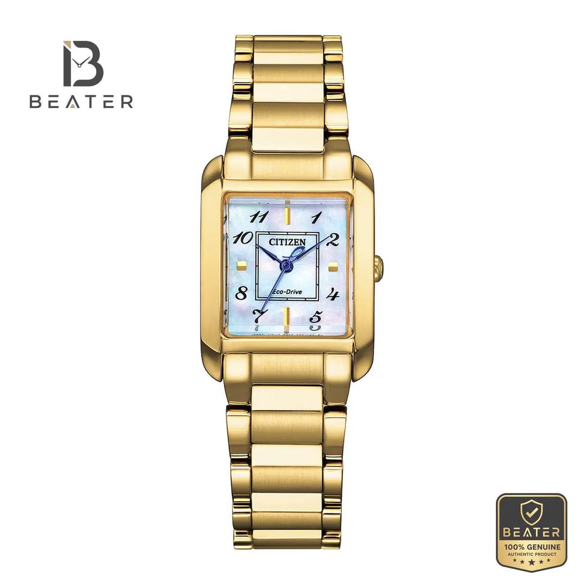 Citizen L EW5602-81D Women's Watch Mother of Pearl Dial Front View - Beater