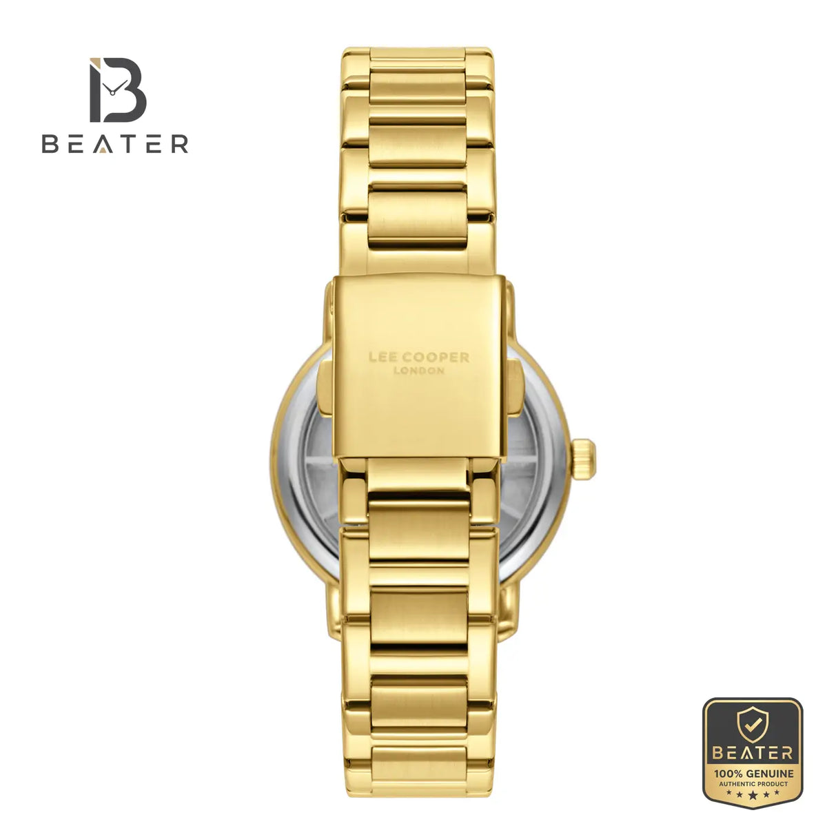 Lee Cooper LC08037.130 Women's Gold/Silver Metal Bracelet Watch - View 2 - Beater