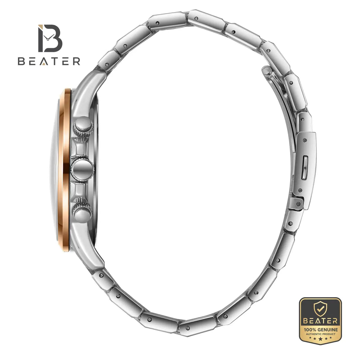 Lee Cooper LC08049.580 Men's Gun Metal Strap Watch - View 3 - Beater
