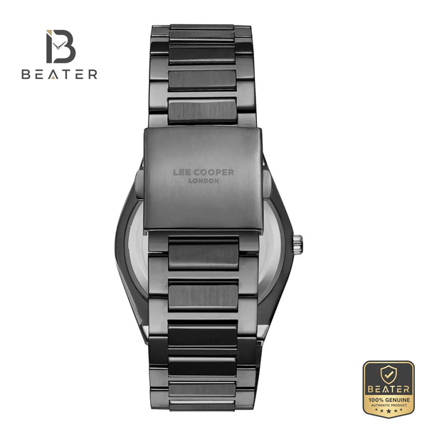 Lee Cooper LC08054.070 Men's Dark Green Metal Strap Watch - View 4 - Beater