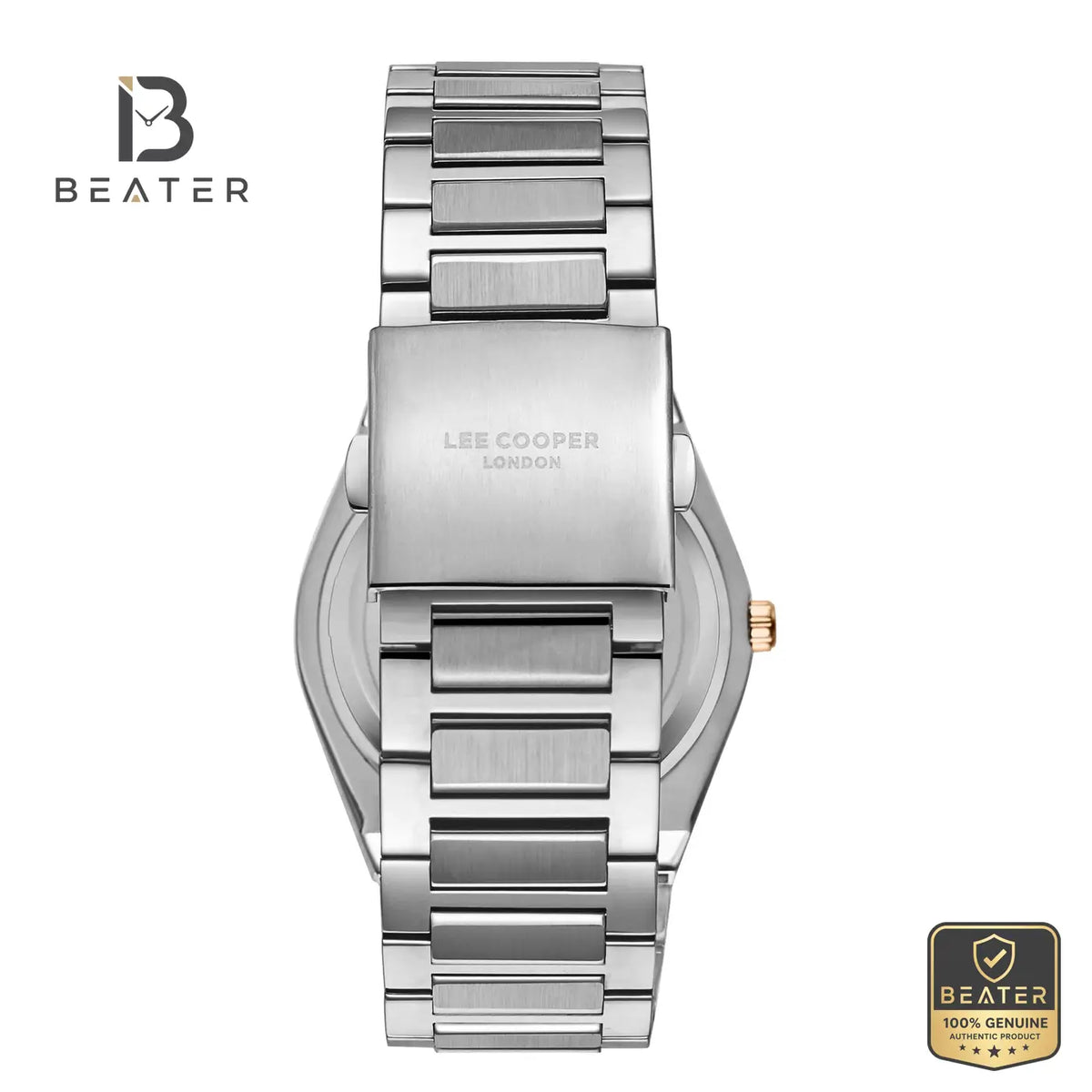 Lee Cooper LC08054.390 Men's Dark Blue Metal Bracelet Watch - View 4 - Beater