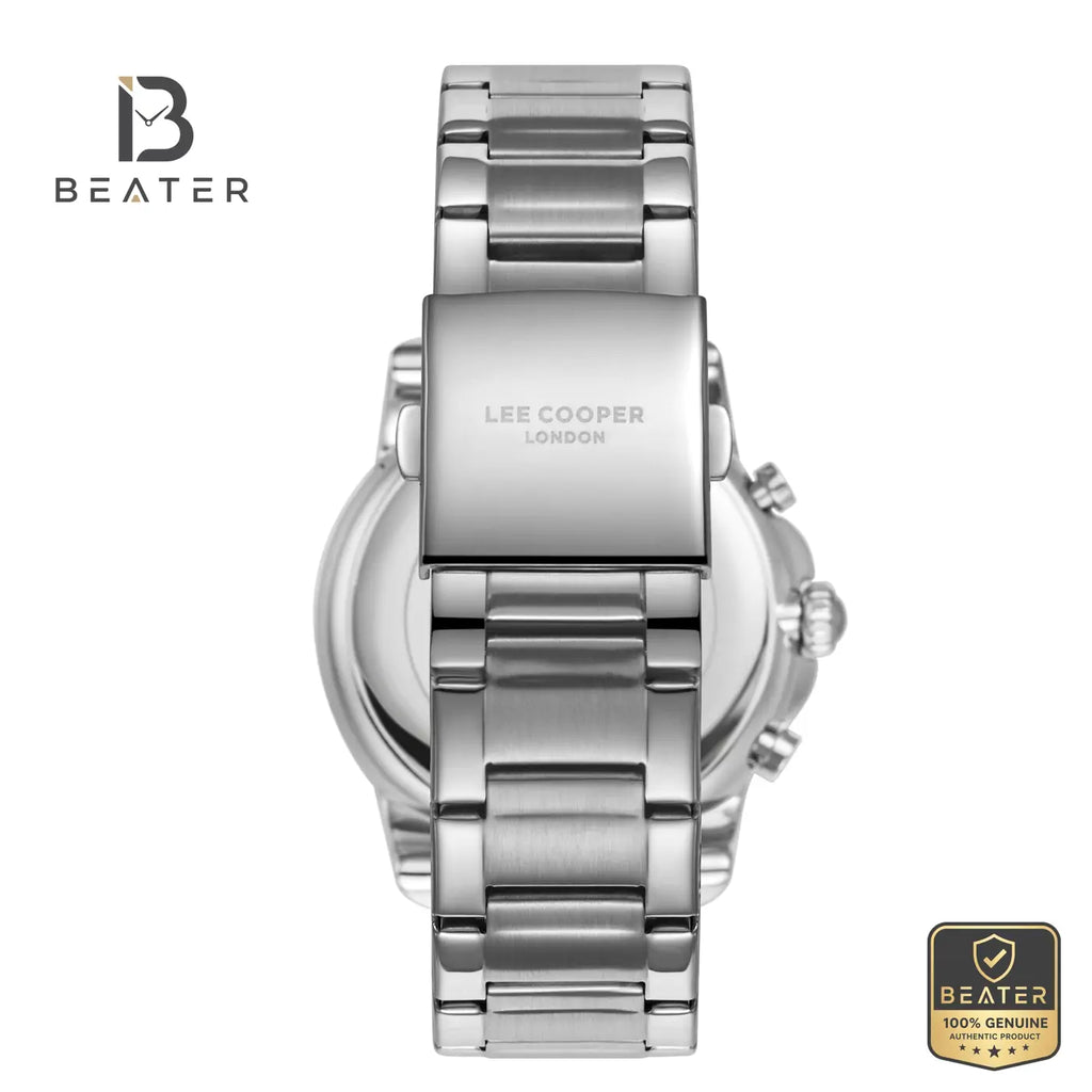 Lee Cooper LC08068.360 Men's Beige Metal Bracelet Watch - View 3 - Beater