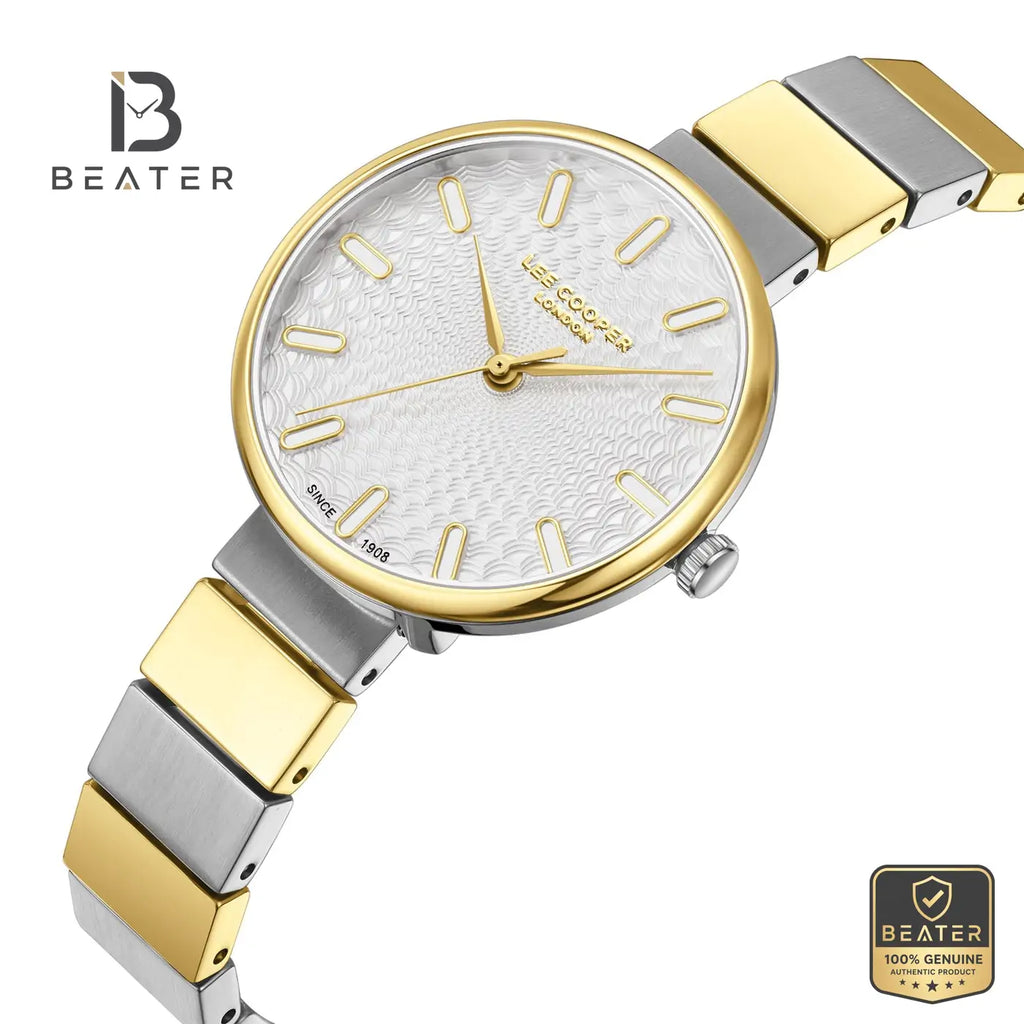 Lee Cooper LC08069.230 Women's Silver Metal Strap Watch - View 2 - Beater