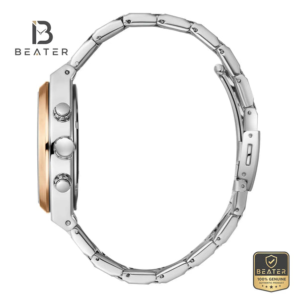 Lee Cooper LC08084.550 Men's Black Metal Bracelet Watch - View 4 - Beater
