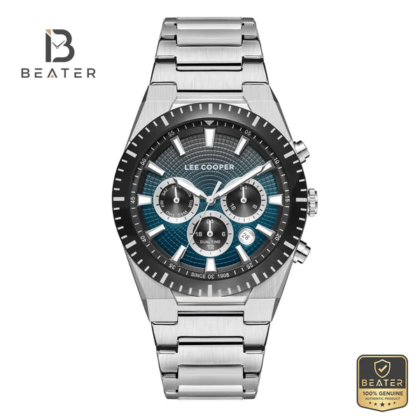 Lee Cooper LC08100.360 Men's Gun Metal Strap Watch - Beater