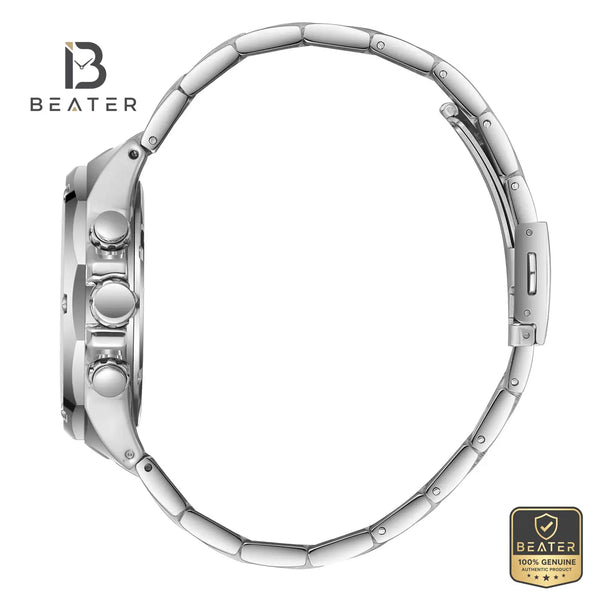 Lee Cooper LC08104.350 Men's Black Metal Bracelet Watch - View 3 - Beater
