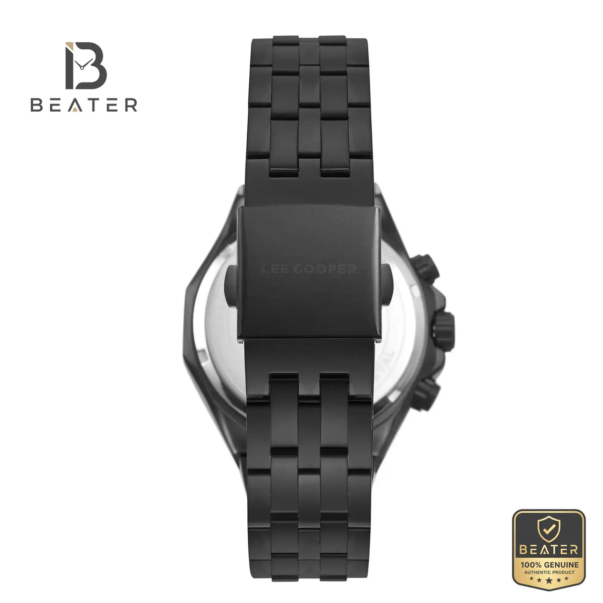 Lee Cooper LC08104.690 Men's Dark Blue Metal Strap Watch - View 4 - Beater