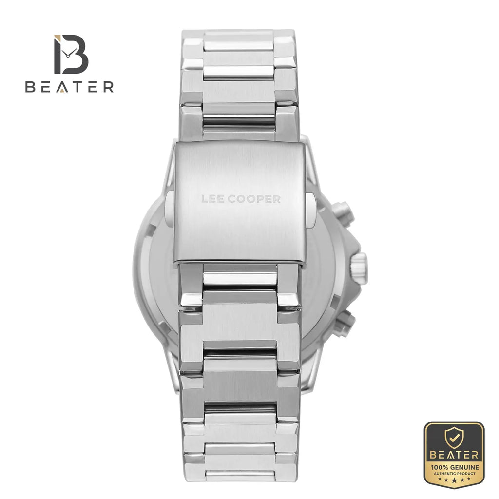 Lee Cooper LC08106.350 Men's Black Metal Bracelet Watch - View 4 - Beater