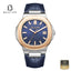 Lee Cooper LC08108.599 Men's Dark Blue Leather Strap Watch - Beater