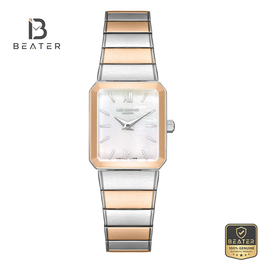 Lee Cooper LC08131.520 Women's Silver Dial Metal Bracelet Watch - Beater