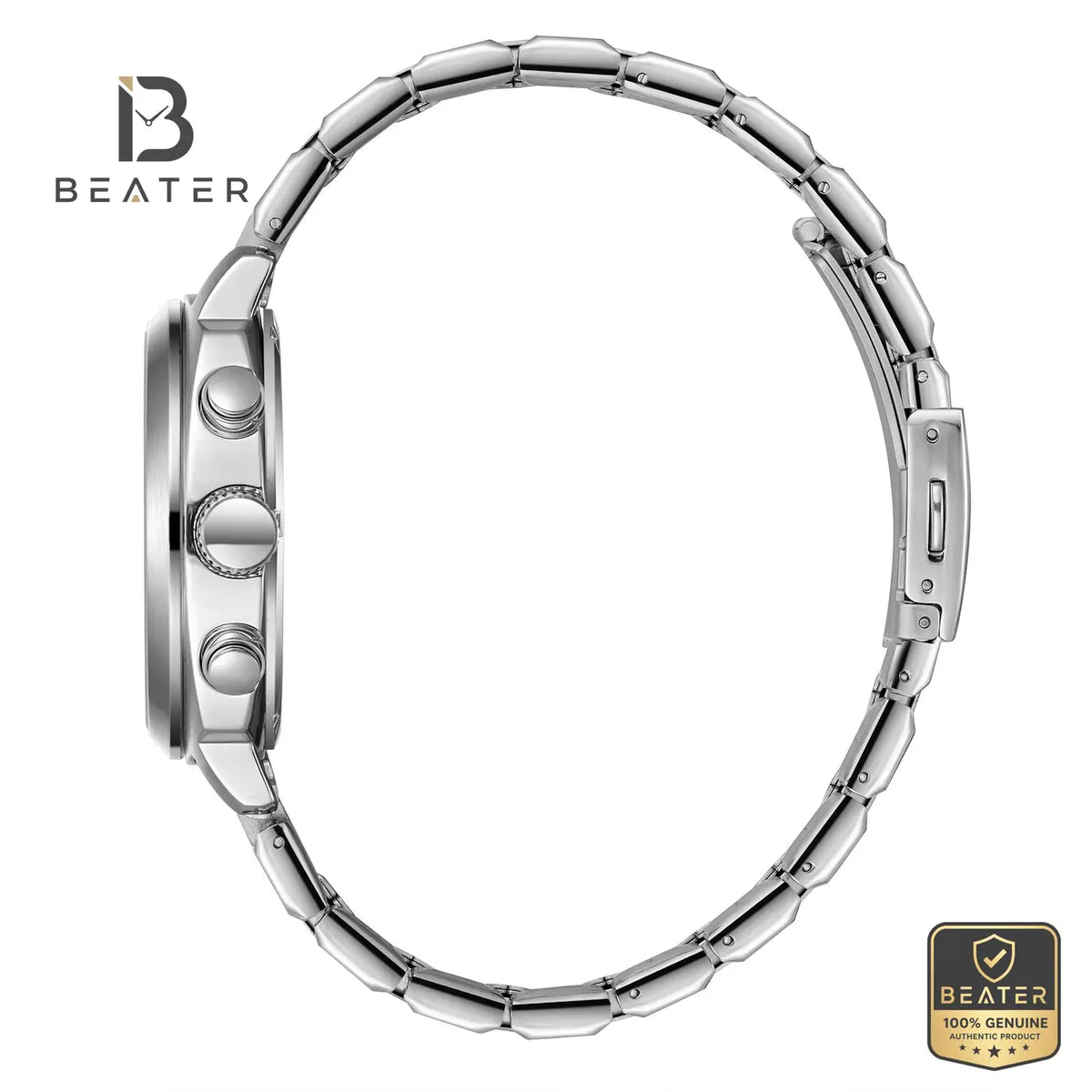 Lee Cooper LC08144.450 Men's Gun Metal Bracelet Watch - View 3 - Beater
