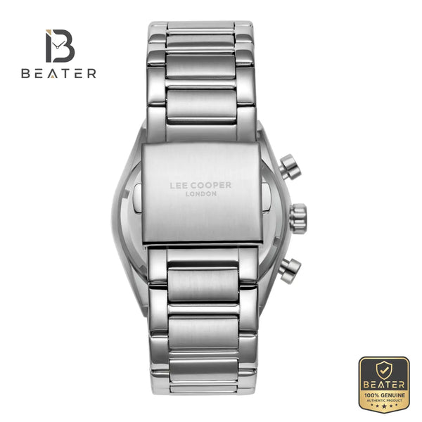 Lee Cooper LC08174.390 Men's Dark Blue Metal Band Watch - View 4 - Beater