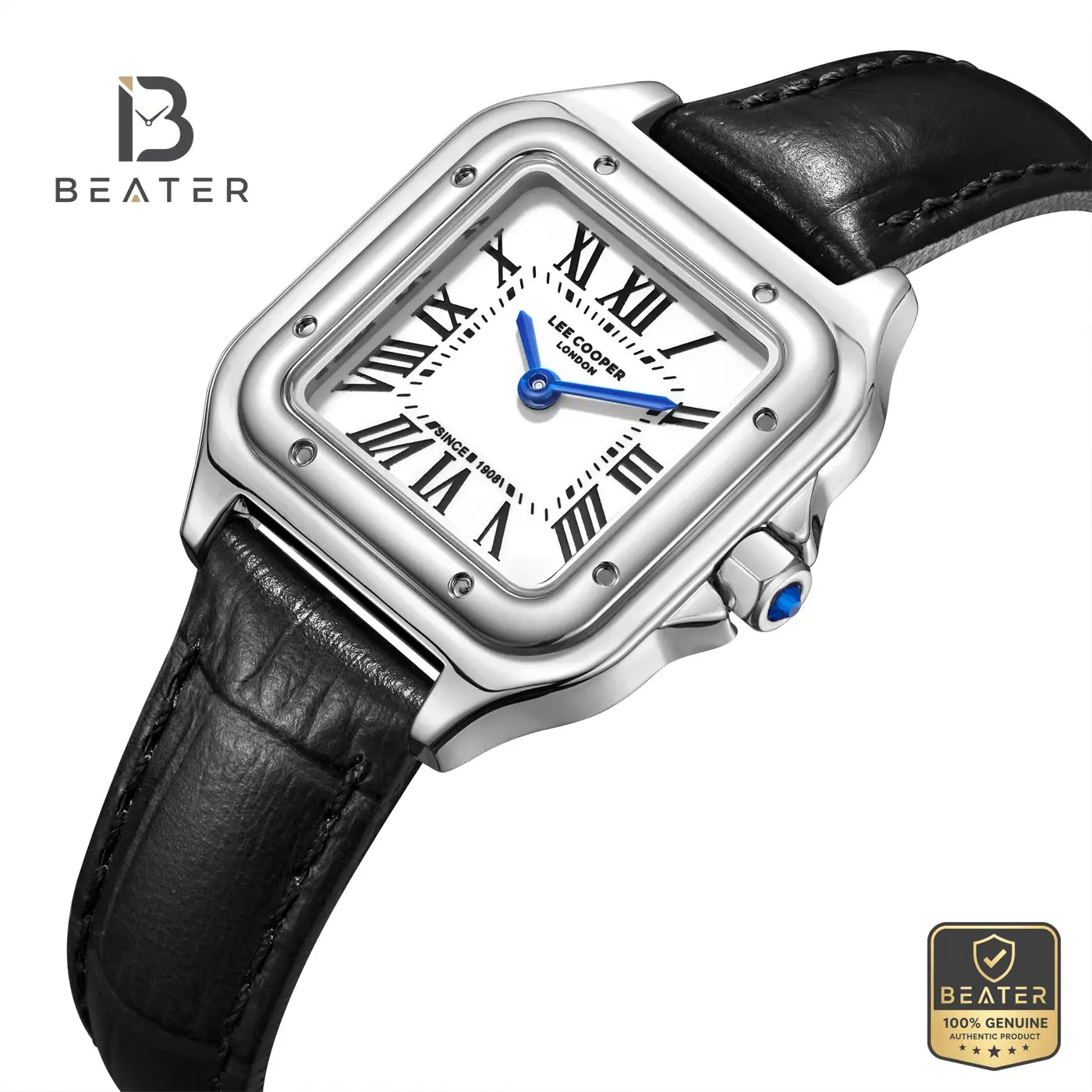 Lee Cooper LC08191.331 Women's White Ceramic Leather Strap Watch Secondary image