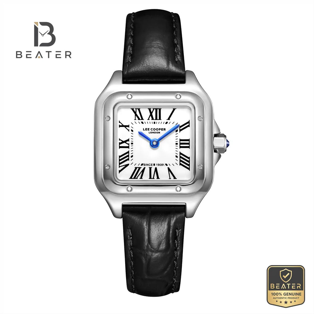 Lee Cooper LC08191.331 Women's White Ceramic Leather Strap Watch - Beater