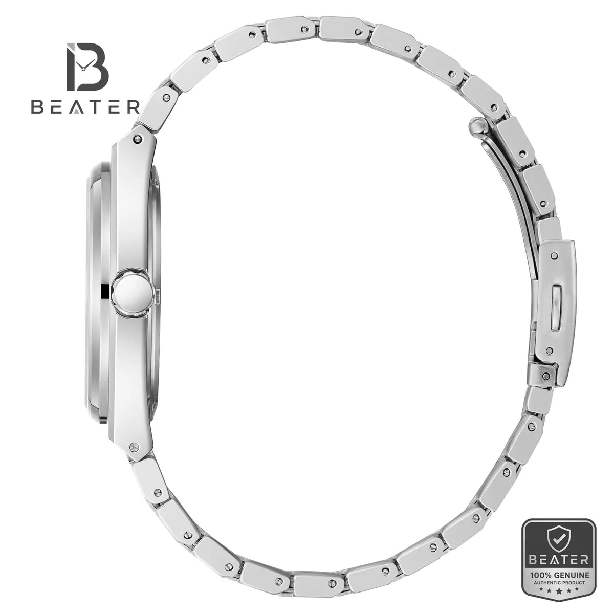 Lee Cooper LC08196.350 Men's Black Metal Strap Watch - View 3 - Beater