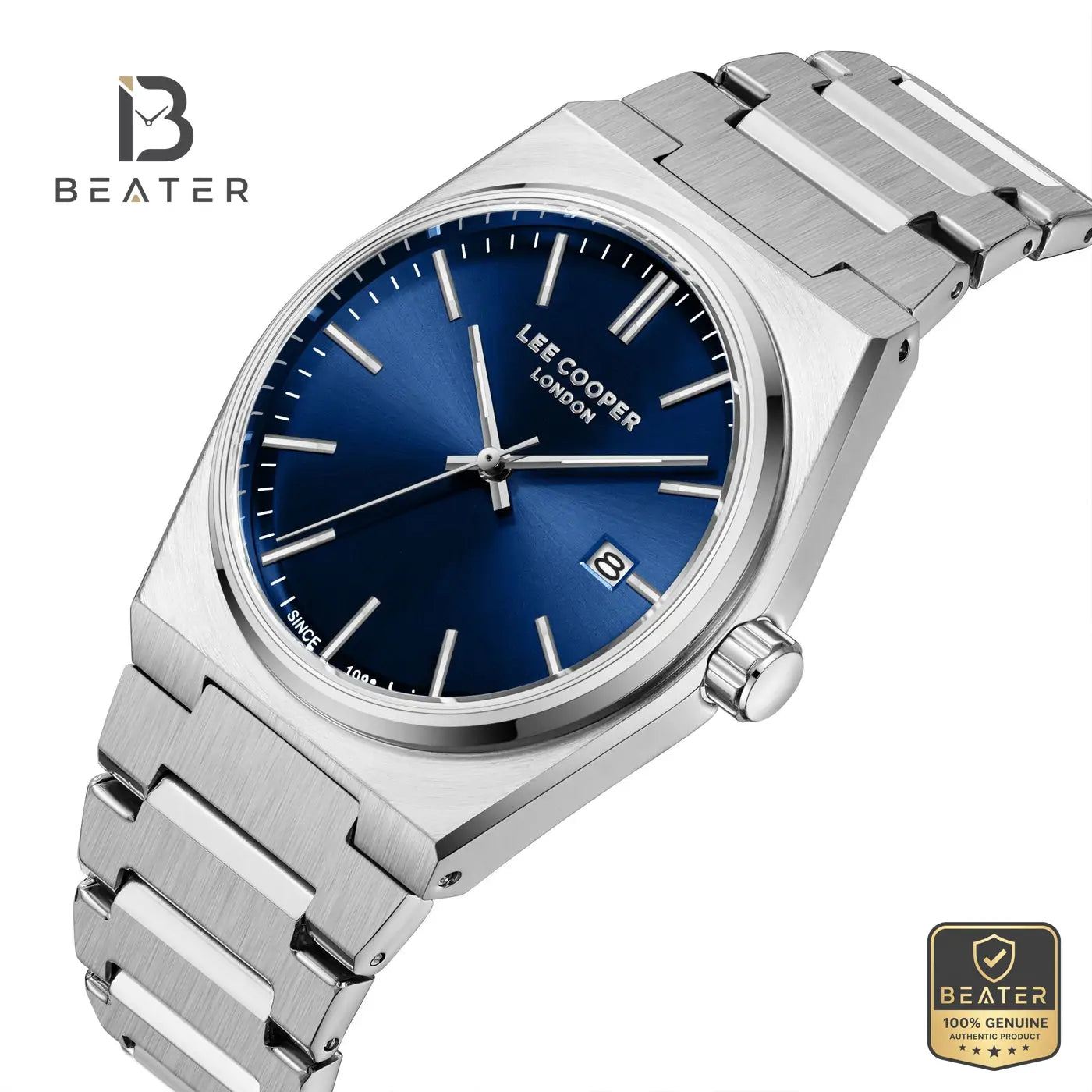 Lee Cooper LC08196.390 Men's Dark Blue Metal Band Watch Secondary image