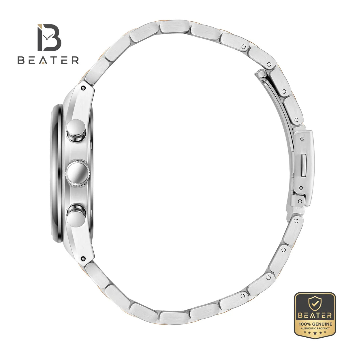 Lee Cooper LC08214.560 Men's Gun Metal Strap Watch - View 3 - Beater