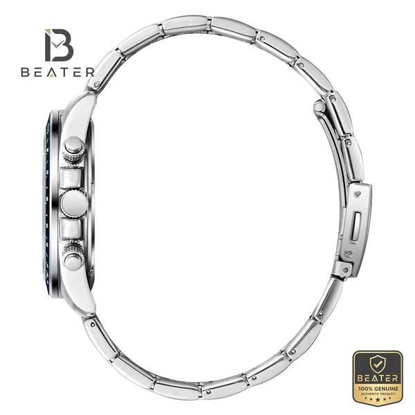 Lee Cooper LC08215.360 Men's Grey Metal Strap Watch - View 3 - Beater