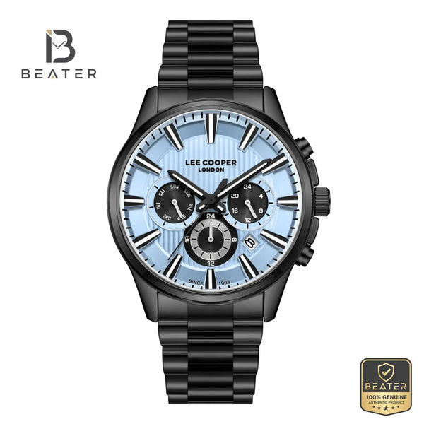 Lee Cooper LC08216.600 Men's Blue Metal Strap Watch - Beater