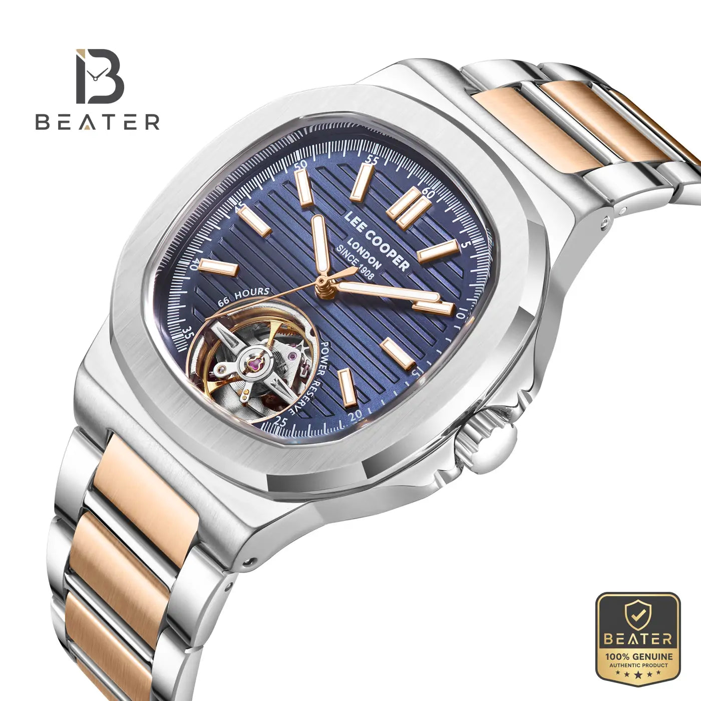 Lee Cooper LC08227.590 Men's Dark Blue Metal Bracelet Watch Secondary image