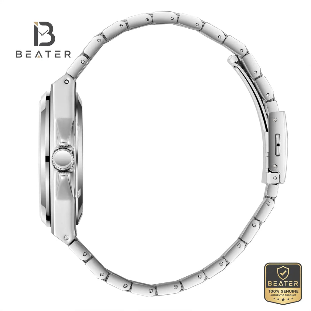 Lee Cooper LC08229.340 Men's Dark Brown Metal Bracelet Watch - View 3 - Beater
